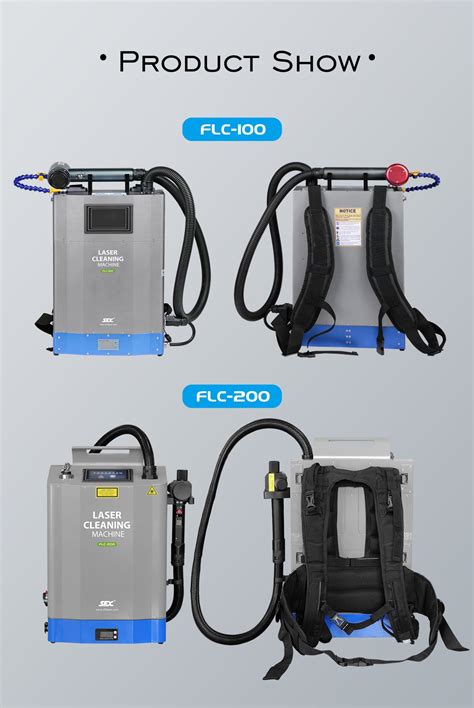 SFX Backpack 200W Pulsed Laser Cleaner Rechargeable Battery Included