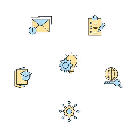 Copywriting Icons Set Copywriting Pack Symbol Vector Elements For