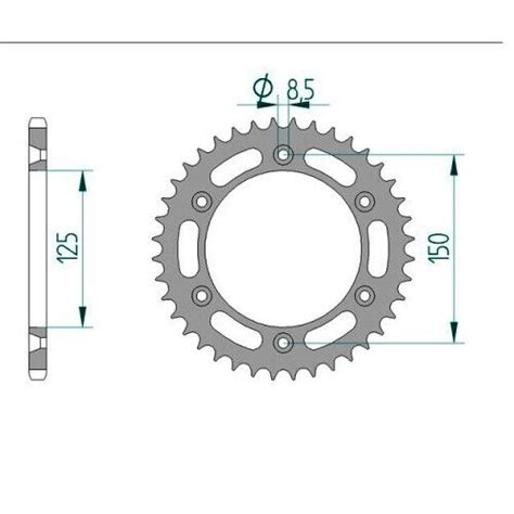 Stahl Kettenrad F R Ktm Xc W Bj Er Z Hne Ebay