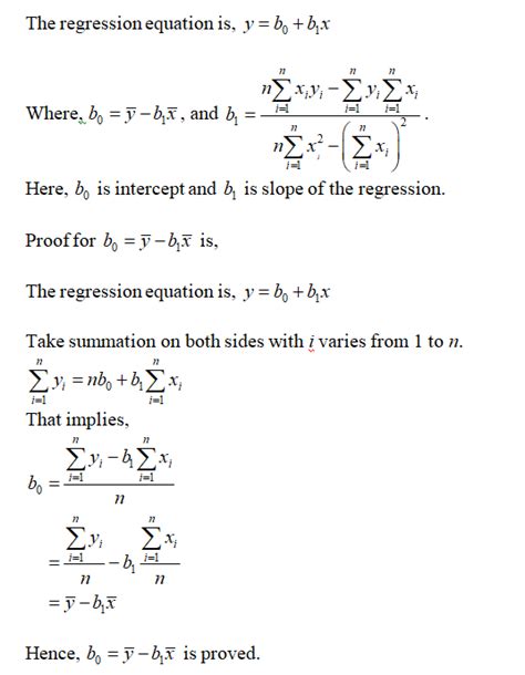 Answered Illustrate The Regression Equation Bartleby