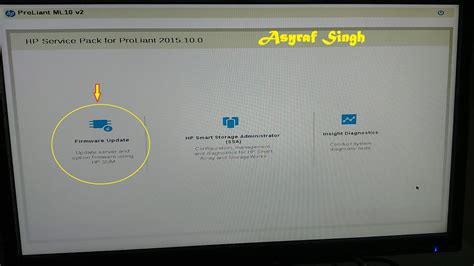 Update Server And Option Firmware Using Hp Sum On Hp Proliant Ml V