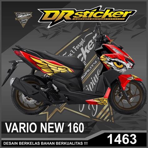 Dekal Sticker Vario New Full Body Stiker Skotlet Vario Desain