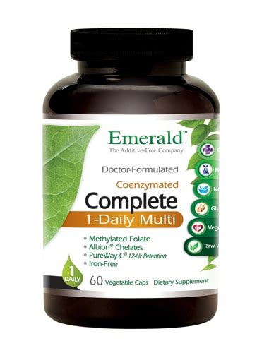 Emerald Labs 1 Daily Complete Multi Vitamin 60 Vegetable Capsules