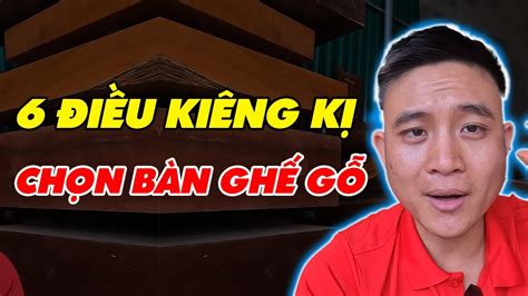 6 điều kiêng kị khi lựa chọn mẫu bàn ghế gỗ đẹp cho phòng khách hiện