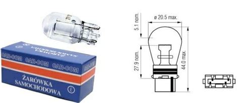 Żarówka Samochodowa 12V 21W Całoszklana do Auta 10szt carcommerce