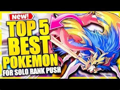 Top Best Pokemon For Solo Rank Push In Pokemon Unite Best Pokemon