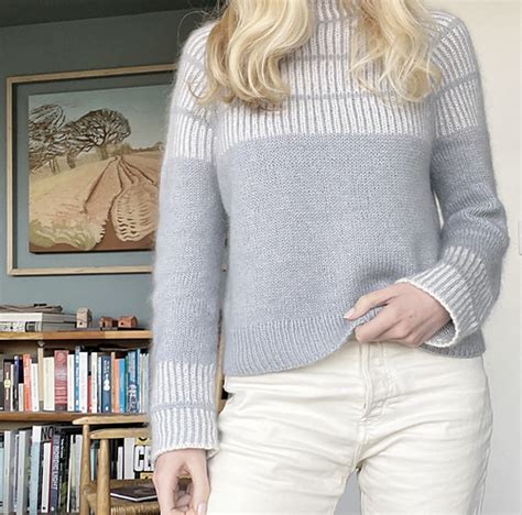 Ravelry Mist Sketch Sweater Pattern By Florence Miller