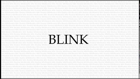 BLINK Meaning The Secret Language Of Rogues YouTube