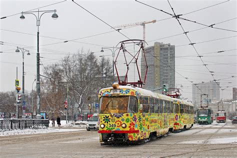 Yekaterinburg Tatra T Su Photo Urban Electric Transit