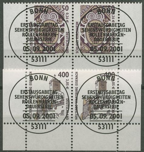 Bund 2001 Sehenswürdigkeiten SWK Unterrand 2210 11 Eckenpaare UR mit