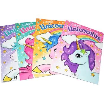 Colorea Unicornios Glitter Cpc140