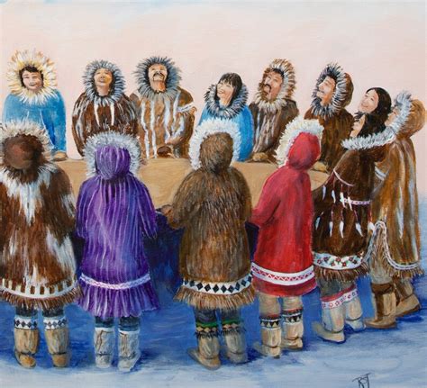 Blanket Toss, Inuit Art, Inupiaq Art, Alaska Native Art, Indigenous Art ...