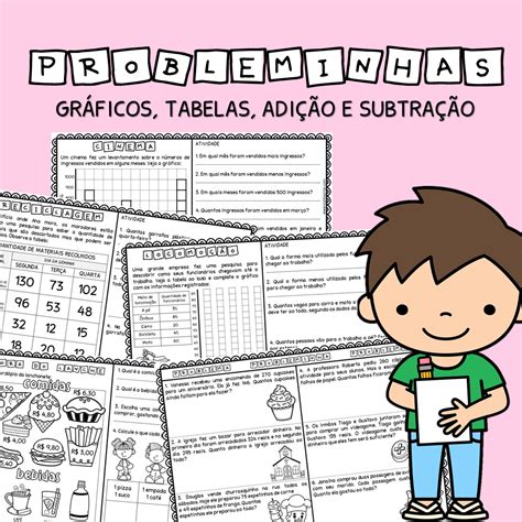 PROBLEMINHAS GRÁFICOS TABELAS ADIÇÃO E SUBTRAÇÃO Lojinha Criar