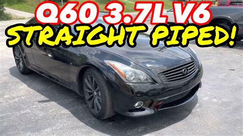 Infiniti Q S L V Dual Exhaust W Straight Pipes Youtube