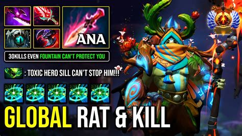 NEW 2022 HARD CARRY GLOBAL RAT KILL Ana Nature Prophet 30Kills Even