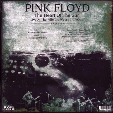 Pink Floyd The Heart Of The Sun Live At The Fillmore West 1970 Vol