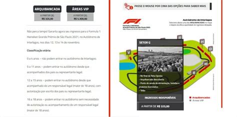 Veja o preço do ingresso do GP de São Paulo 2021 da Fórmula 1 DCI