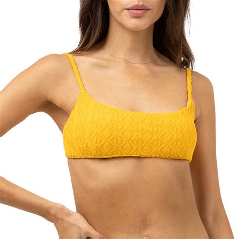 Rhythm Ripple Terry Crop Bikini Top Women S Evo