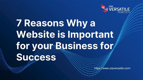 PPT 7 Reasons Why A Website Is Important For Your Business For