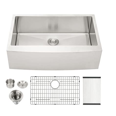 Farmer Sink Stainless Steel Lordear Inch Farmhouse Kitchen Sink