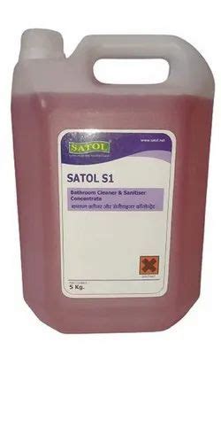 Satlol Satol S Bathroom Cleaner Cum Sanitizer Packaging Size Liter