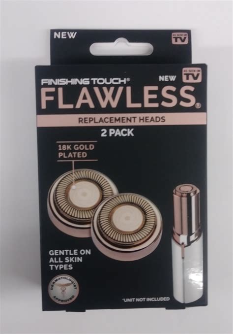 Finishing Touch Flawless Replacement Heads For Original Facial Hair