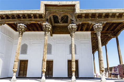 The Juma Mosque Inside The Fortress The Ark Bukhara Uzbekistan Asia