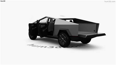 360 view of Tesla Cybertruck concept with HQ interior 2024 3D model ...