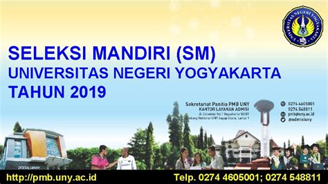 Seleksi Mandiri Sm Universitas Negeri Yogyakarta Tahun 2019