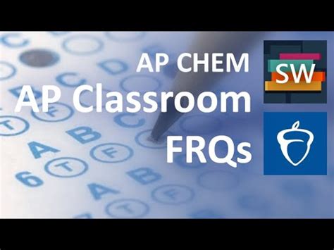 AP Chemistry FRQ Practice Part 1 StudyingWorks YouTube