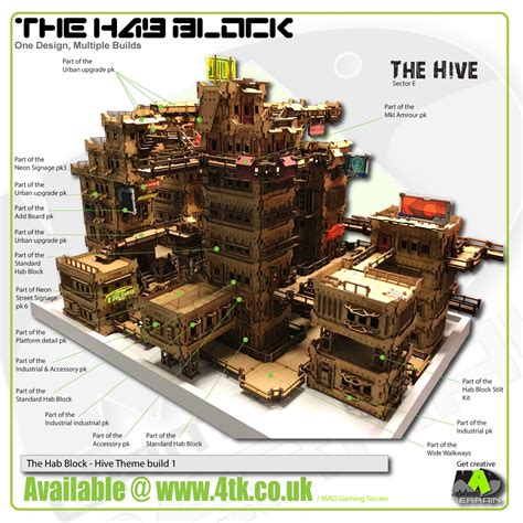 The Hive From Mad Gaming Terrain Completely Modular Magnetised And