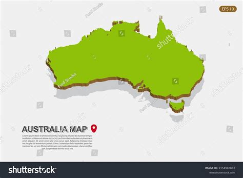 Australia Map World Map International Vector Stock Vector (Royalty Free ...