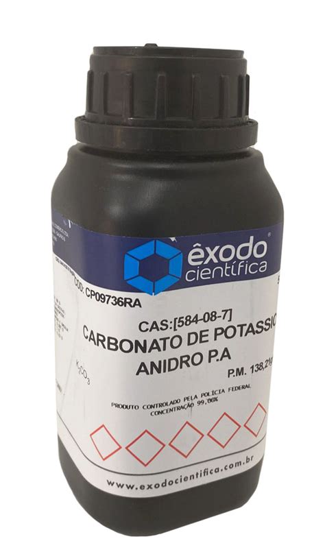 Carbonato De Potassio Anidro Pa G Quimisul Sc Brasil Ltda