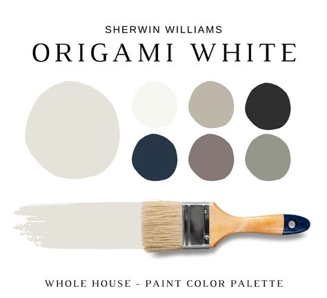 ORIGAMI WHITE Sherwin Williams Color Palette, Warm Neutrals ...