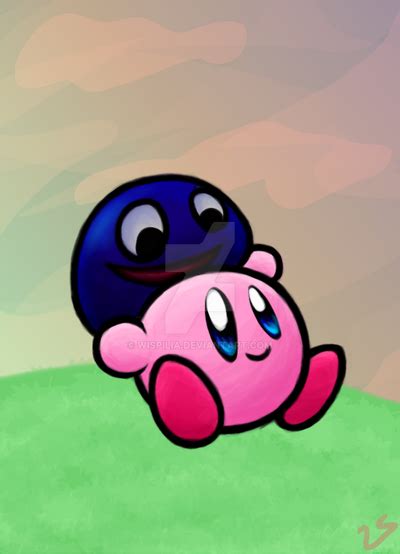 Kirby and Gooey by Wispilia on DeviantArt