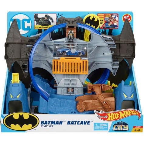Hot Wheels City Dc Batman Batcave Playset Shopee Malaysia