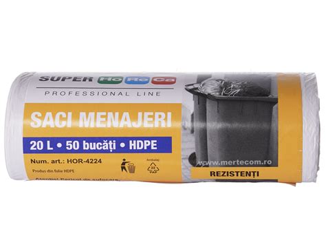 Saci Menajeri Albi Super Horeca Litri Bucati Mertecom Ro