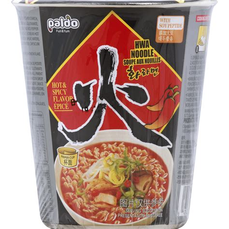 Paldo Hwa Noodle With Soy Peptide Hot Spicy Flavor Oz Delivery Or Pickup Near Me