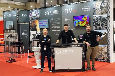 Apliter presenta TIMfire en SICUR el sistema termográfico para la