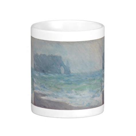 Regnvaer Etretat By Claude Monet Claude Monet Mugs Monet