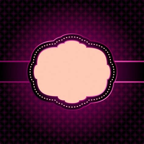 Free Vector | Pink label design