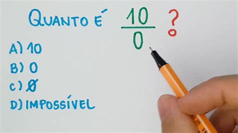 Qualquer Numero Divido Por 0 - 5