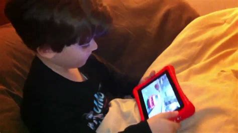 Nabi Tablet Caleb Really Enjoying His Game Play Tonight D Youtube