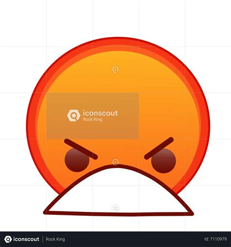 Anger Emoji Emoji Animated Icon download in JSON, LOTTIE or MP4 format