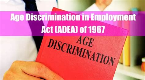 Age Discrimination In Employment Act ADEA Of 1967 Topictics