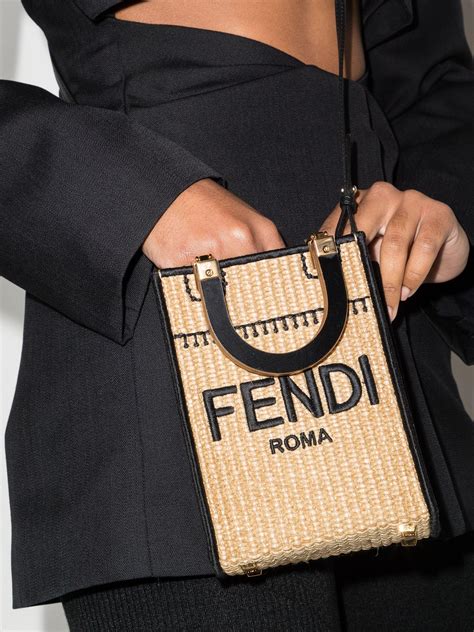 Straw Bags Are In And I Love This Fendi Sunshine Shopper PurseBlog