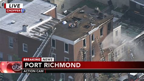 Firefighters Rescue Occupants Of Burning Home In Port Richmond Section Of Philadelphia 6abc