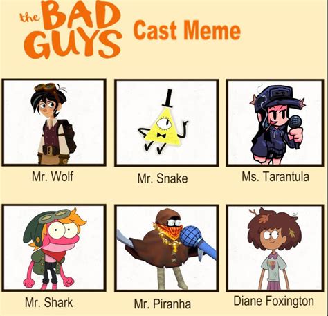 The Bad Guys (MV) Cast by Tordbruh22 on DeviantArt