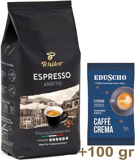 Kawa Ziarnista TCHIBO ESPRESSO KRAFTIG Sizilianer Art 1kg 100g Kawy