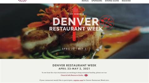 Denver Restaurant Week Menus Released Today Youtube